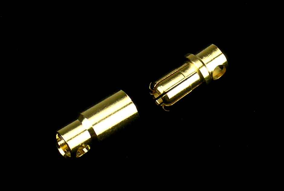 5,5mm Goldkontaktstecker