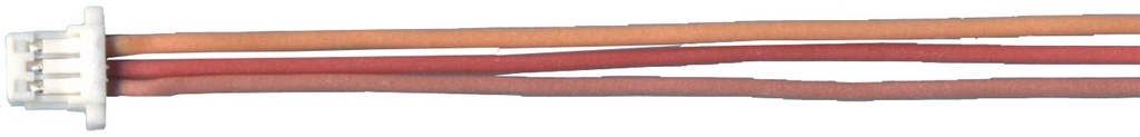 Servoanschlusskabel Micro mit JST Stecker RM 1,0mm 3x0,08mm² 10cm