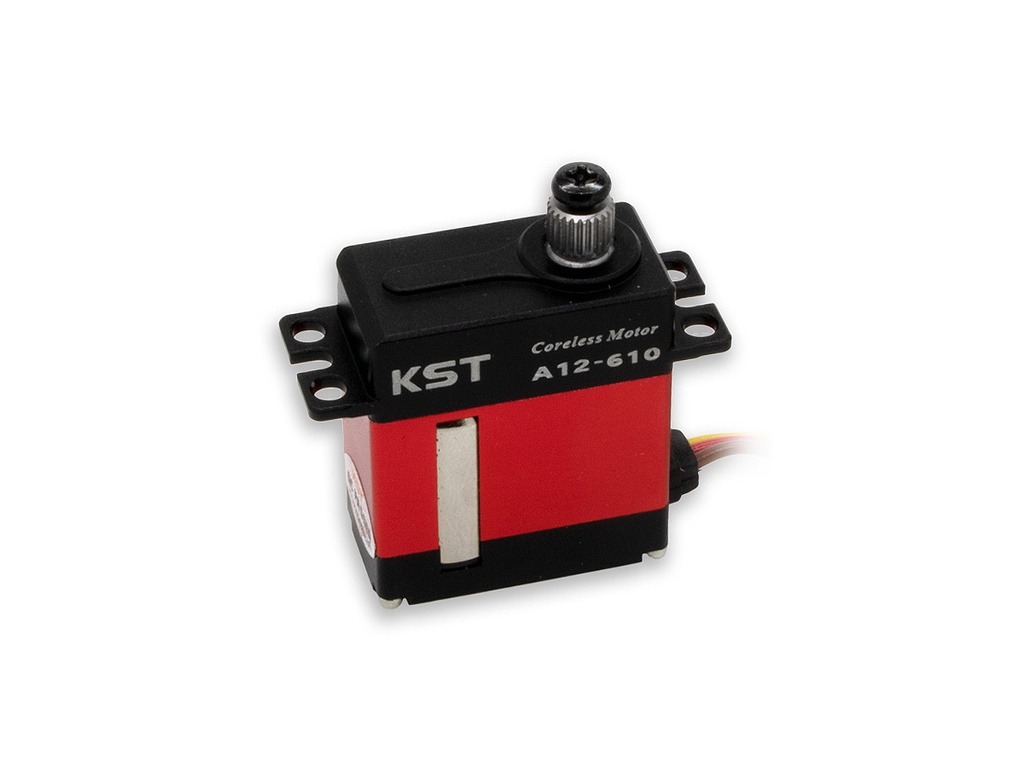 KST A12-610 V8 Digital HV Servo 20g / 12,0 mm / 0,10sec / 9,0kg / 2BB + MG / 4,8 - 8,4V
