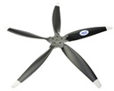 Fiala 5-Blatt 24x23,5 Elektro E3 Holzpropeller - schwarz