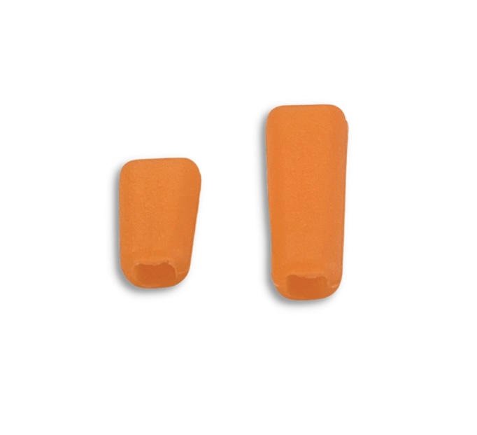Sender Schalterkappen - orange (1x kurz, 1x lang)