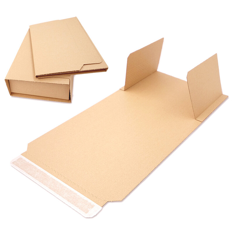 BUCHVERPACKUNG 245X165X20-70 MM - BV 2 BRAUN