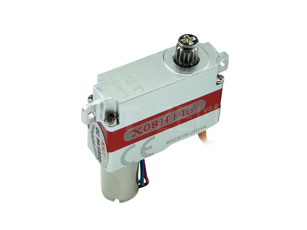 KST X08H Plus V6 Digital HV Servo 9g / 8,0 mm / 0,09sec / 5,3kg / 2BB + MG / 3,8 - 8,4V