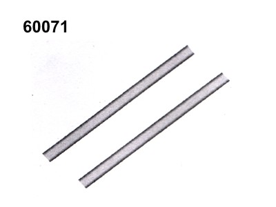 60071 Querlenkerstifte vorne oben 3x48mm, 2 Stück