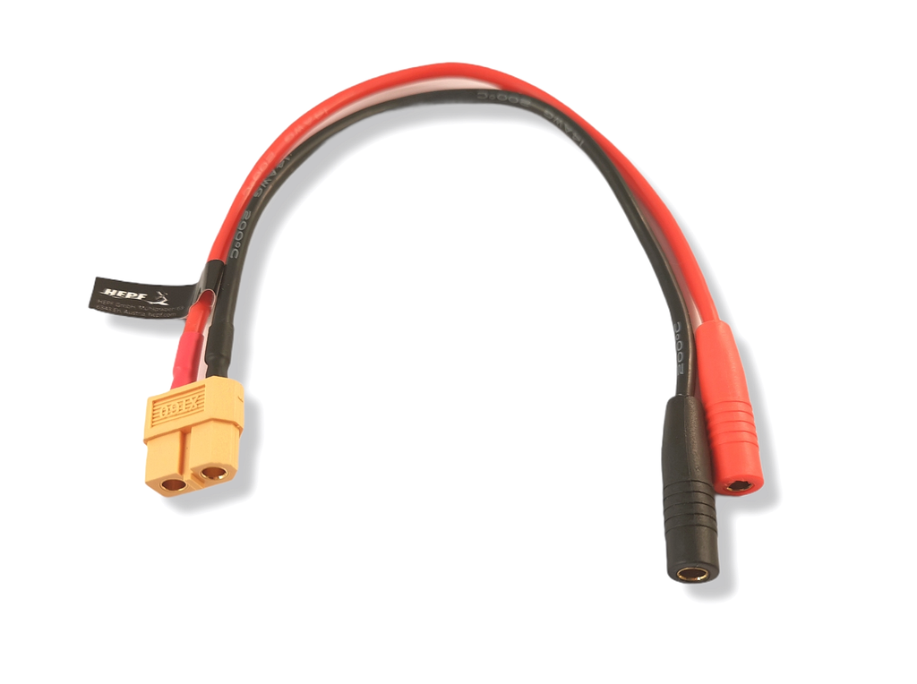 ROBBE ADAPTERKABEL XT-60 BUCHSE AUF 4MM ISDT