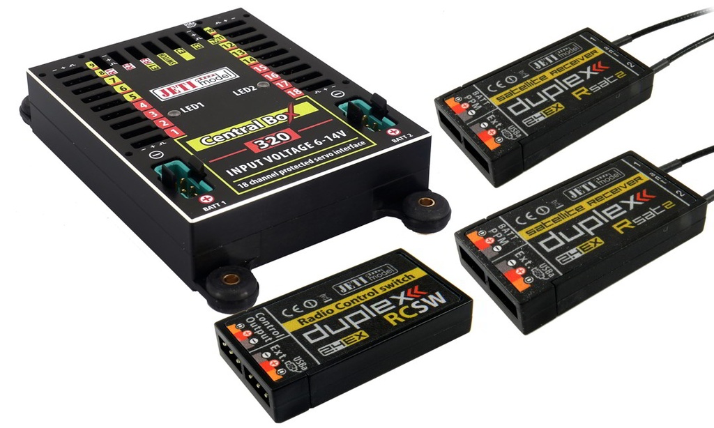 DUPLEX 2.4EX Central Box 320 + 2x Rsat2 + RC Switch