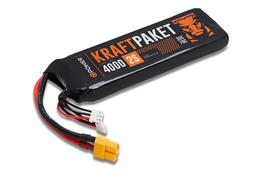 D-Power KRAFTPAKET 4000 2S LIPO 7,4 V 35/70C  - XT60