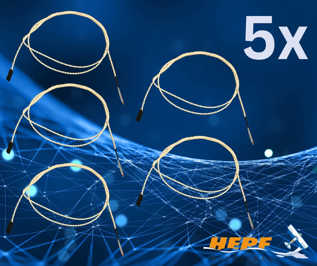 Hepf Temperatursensor SET 5Stk. (Mini-Temp) passend zu T5R und eNitro