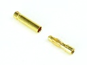 Goldkontaktsteckerpaar 4mm