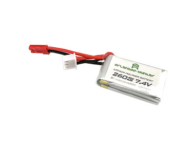 260mAh 2s AKKU