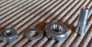 Spannkonus Alu, selbstzentrierend 3,2mm, Schaft 6mm