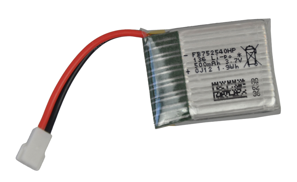 24107-09 LiPo Akku 1S 3,7V 500mAh