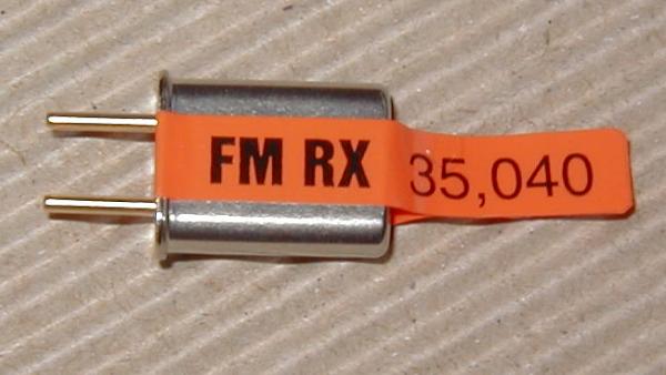 Empfängerquarz Kanal 189 B - Band