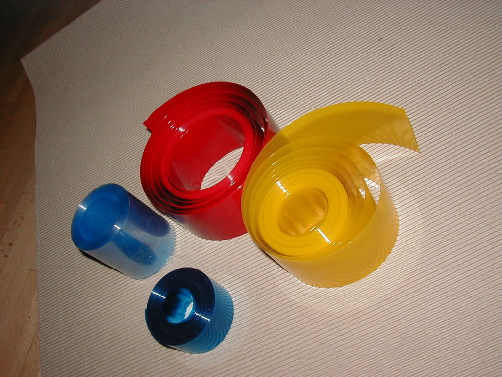 Schrumpfschlauch Flachmaß  68x0,13mm, transparent, hart PVC 1lfm
