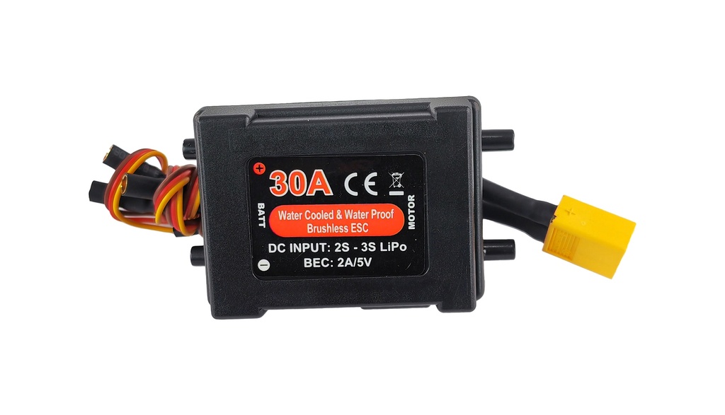 Brushless ESC 30A mit Wasserkühlung XT60