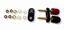 Hepf Doppelte Laborbuchse für 4mm Bananen Stecker