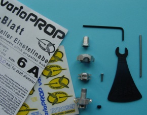 Varioprop 2 Blatt Einstellnabe, Grösse 6A, 2,3mm