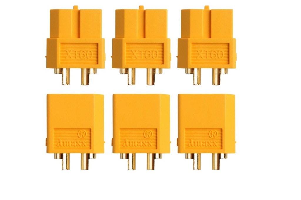 XT60 Präzisions-Hochstrom Stecker / Buchse, kurzschluss- und verpolungssicher 3 Paare
