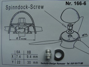 Spinndockschraube Grösse 6A