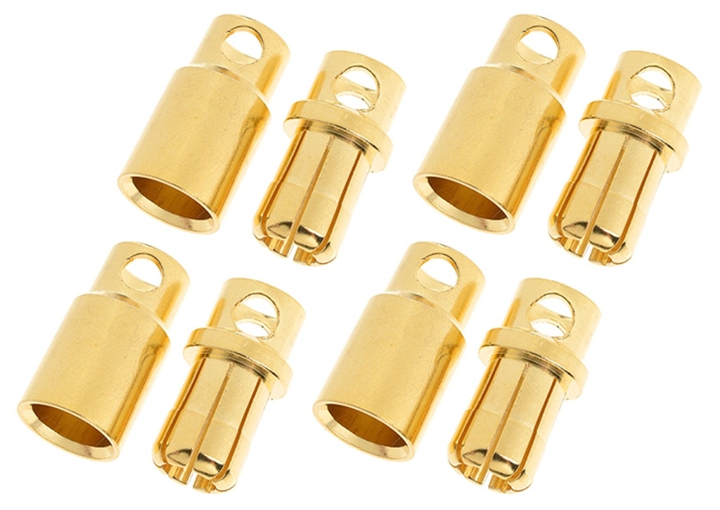 Goldkontakte 8 mm (4 Paar)