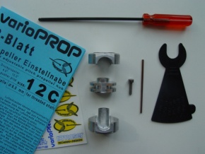 Varioprop 2 Blatt Einstellnabe, Grösse 12C, 8mm Bohrung