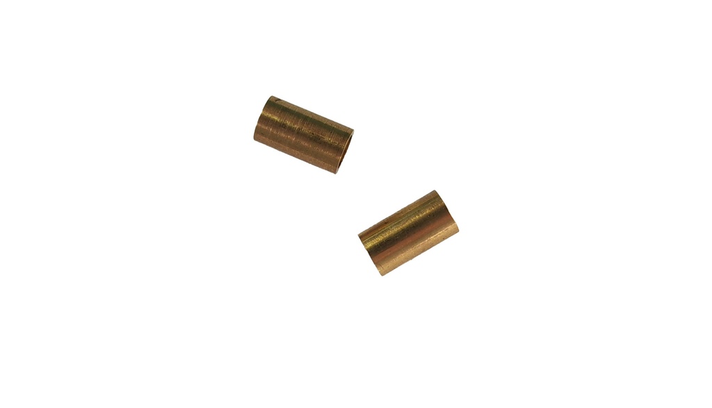 Messinghülse 4x3x7,3mm RCX10.3