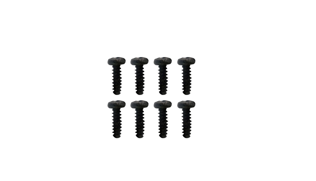 Rundkopfschrauben Schneidegewinde 3x10mm, 8 Stück
