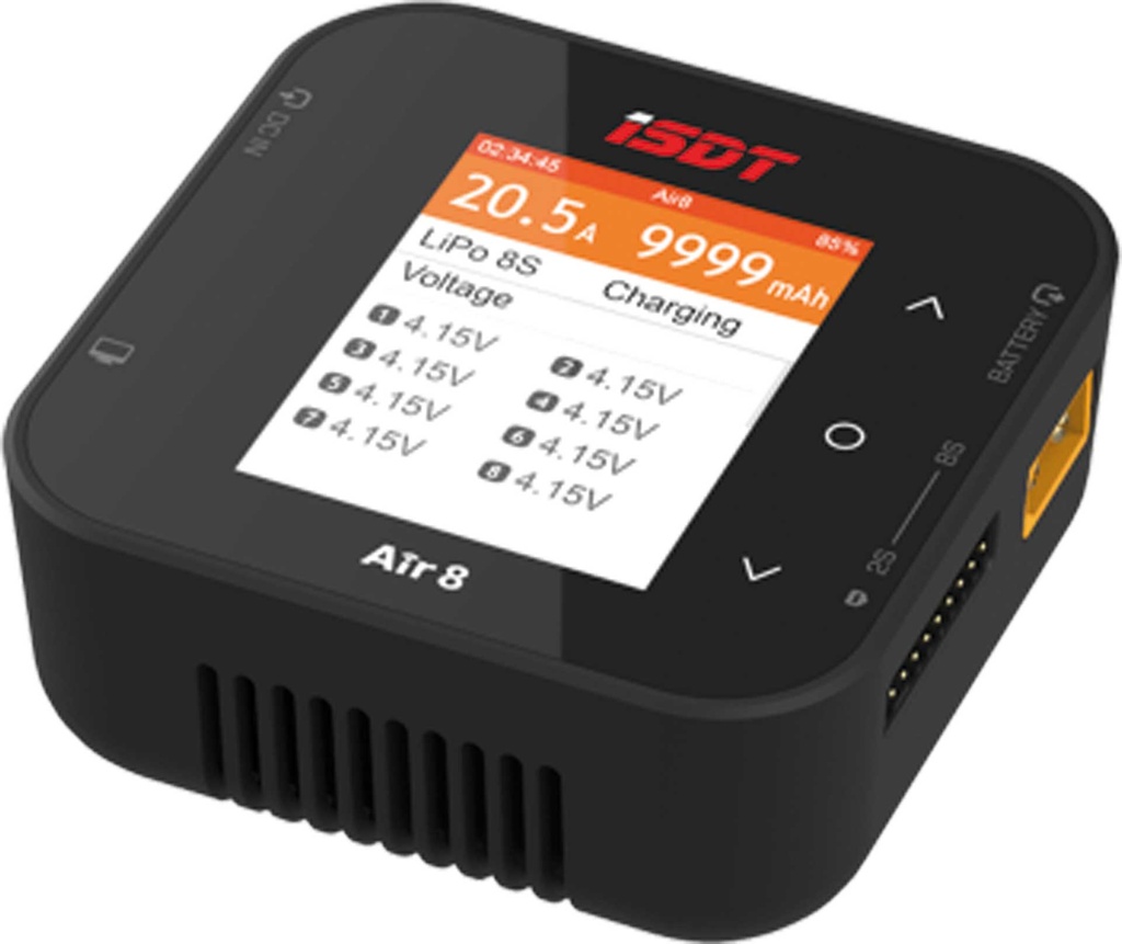 ISDT Air8 mit BattAir Technologie 1-8S Wireless Smart Charger 500W