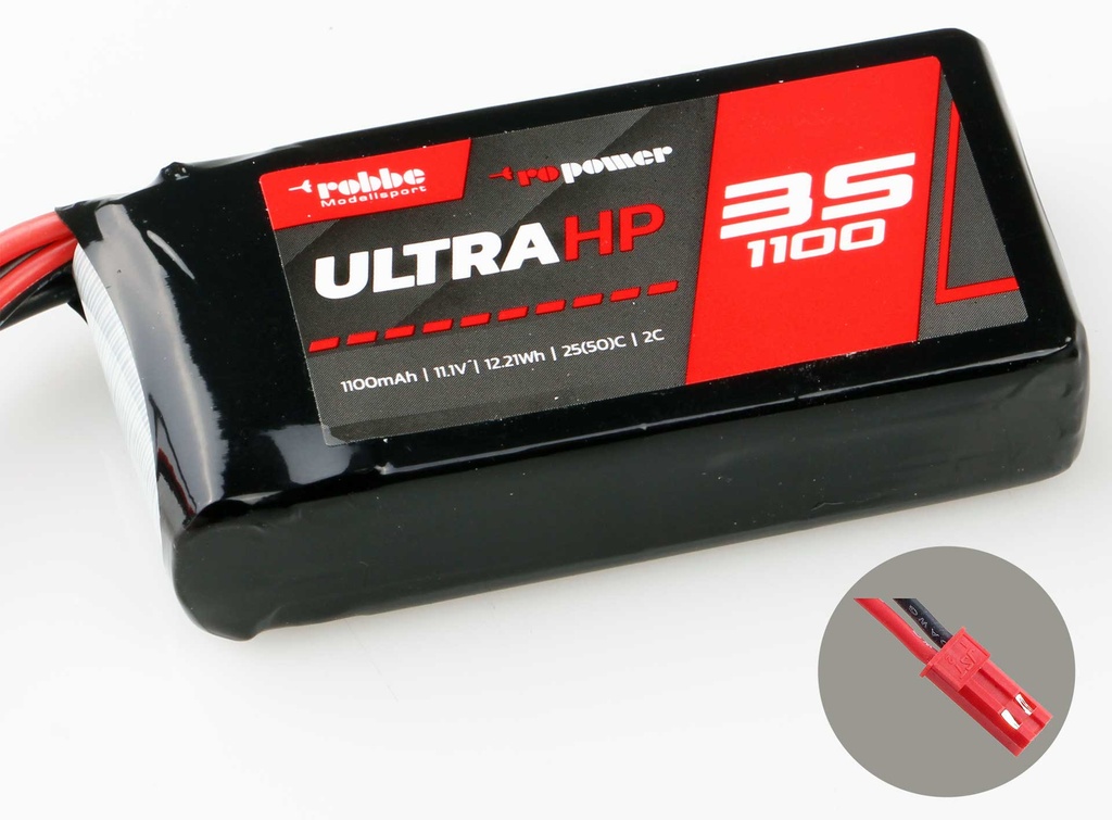 Robbe Modellsport RO-POWER ULTRA HP 1100MAH 11,1 VOLT 3S 25(50)C LIPO AKKU