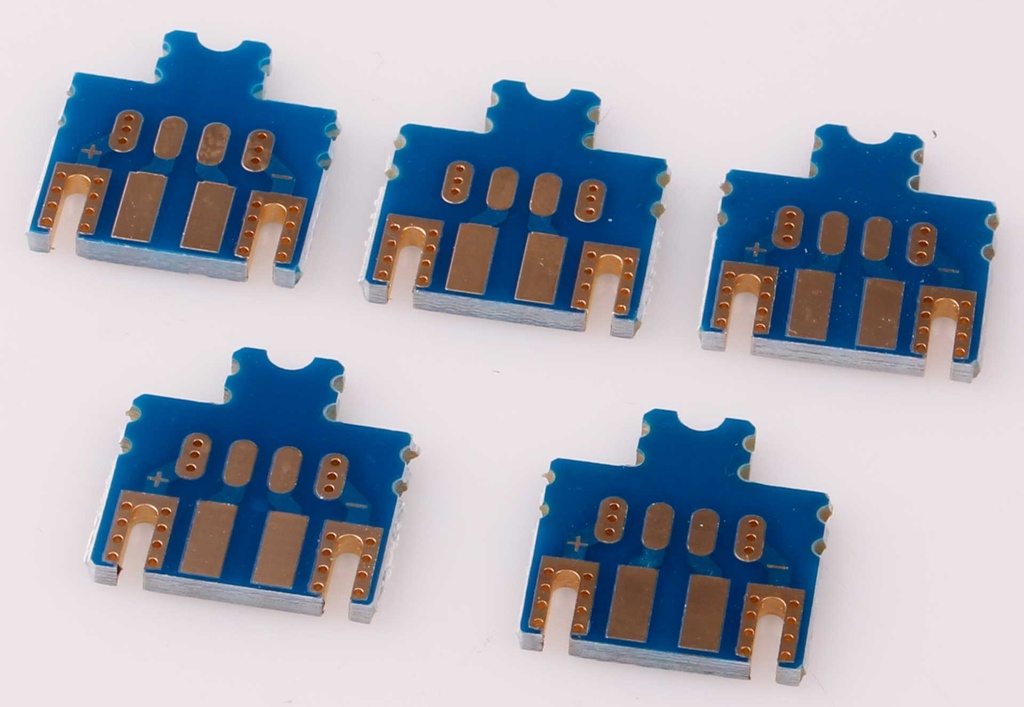Robbe Modellsport Lötplatine 6-pin MPX Hochstrom Stecker System 5 Stück