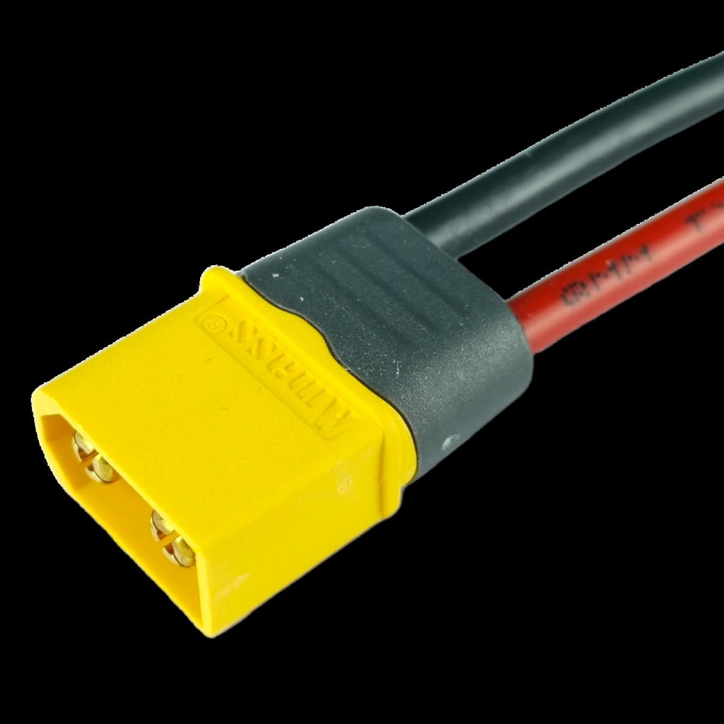 Akkuseitigen Stecker anlöten XT60