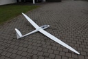 DUO DISCUS carbon 4,44 m, weiß, Flächenunterseite grau, winglets