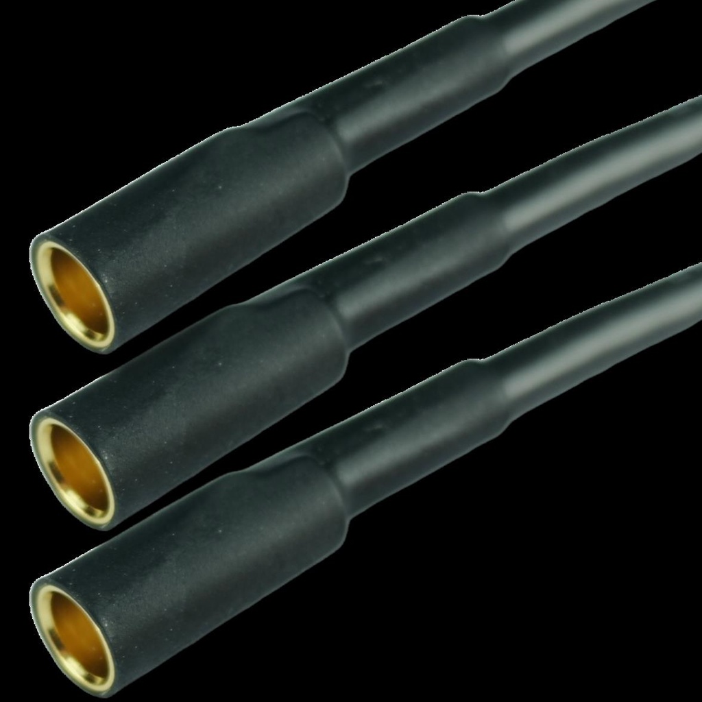 [DLStecker3Pol-GK5,5] Motorseitigen Stecker anlöten Goldkontakt 5,5mm