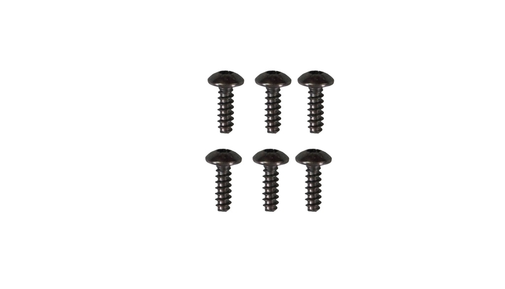 Rundkopfschrauben 2,6x8mm, 8 Stück