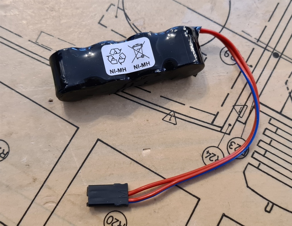 Empfängerakku 4/240mAh 1/3 AA NiMH
