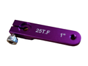 Einzelarm Aluminium 25mm lila Futaba