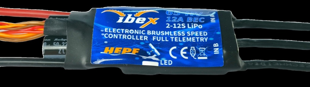 Ibex 65A Brushless Controller BEC Spektrum Telemetrie