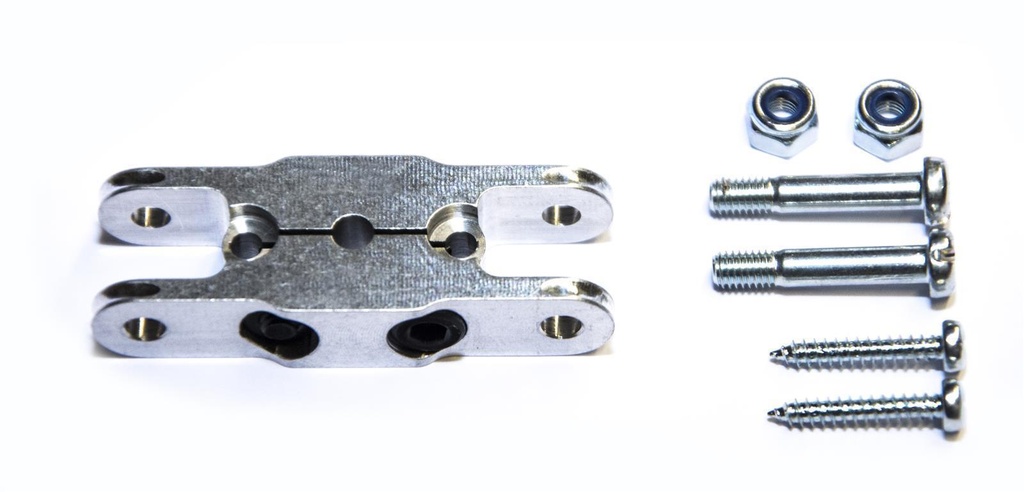 Klemm-Mittelteil 58/8 - Welle 6x7mm