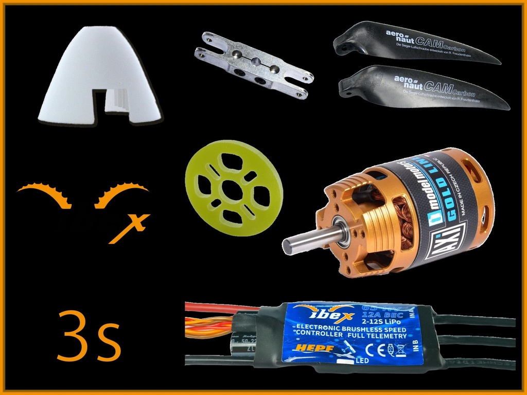 AXI Antriebssatz Alpina 2501 für 3s Lipo