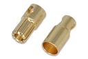 Goldkontakt Paar 6mm geschlitzt, kurz
