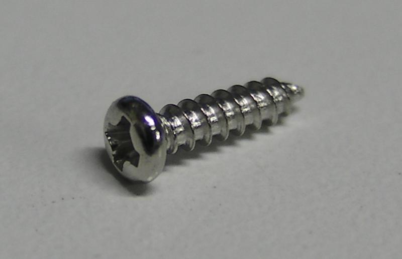 Blechschraube 1,8x8mm  Zylinderkopf D3,4mm (VPE 20)