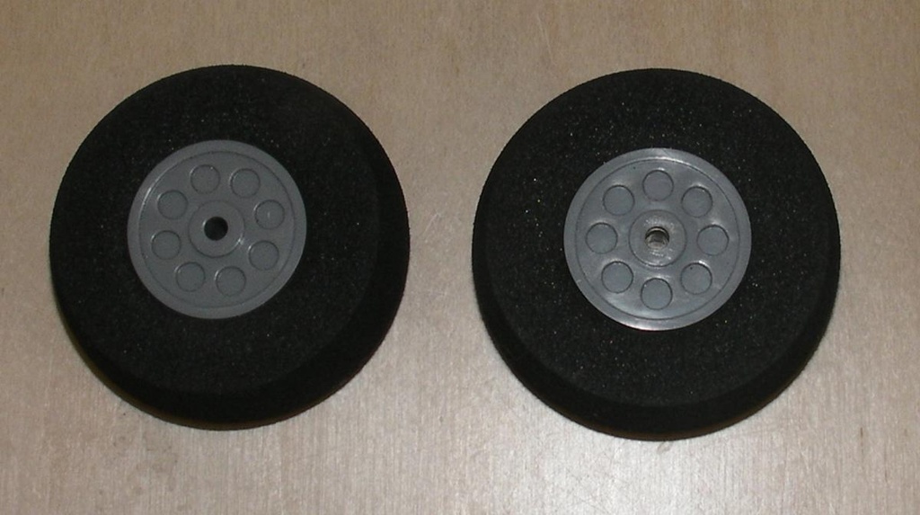 Räder für Fahrwerke (2Stk) 50x19mm