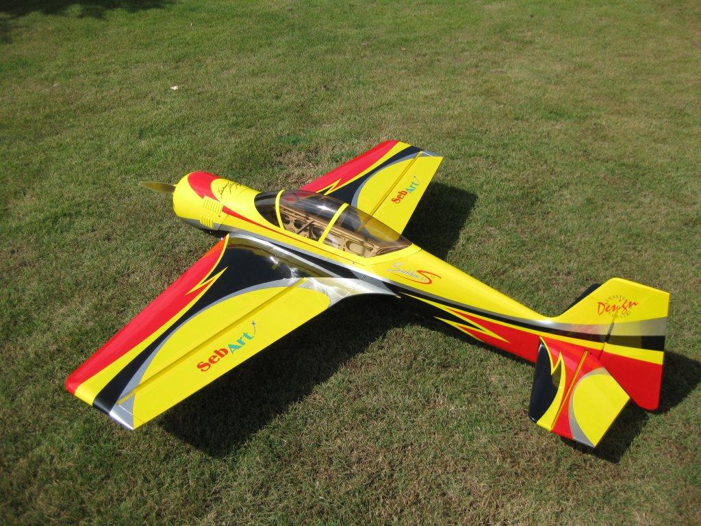Sebart Su 29S 50E V2 gelb/schwarz Fertigmodell 154cm