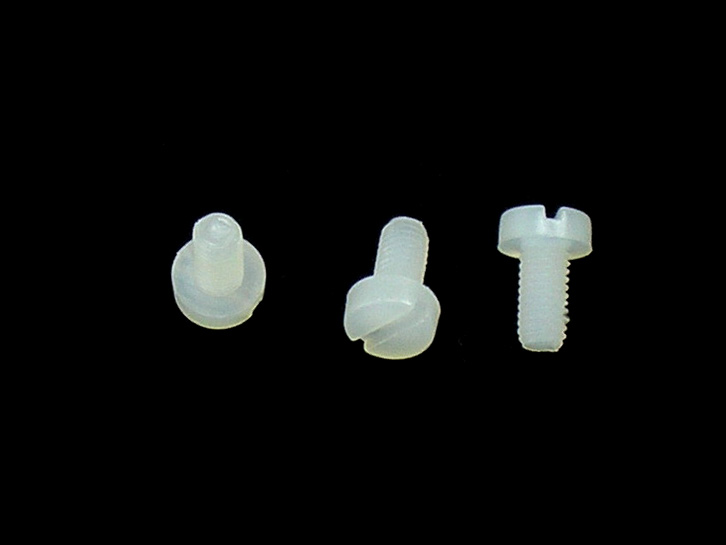 Zylinderschraube mit Schlitz-Polyamid, PA 6. (10Stk.)