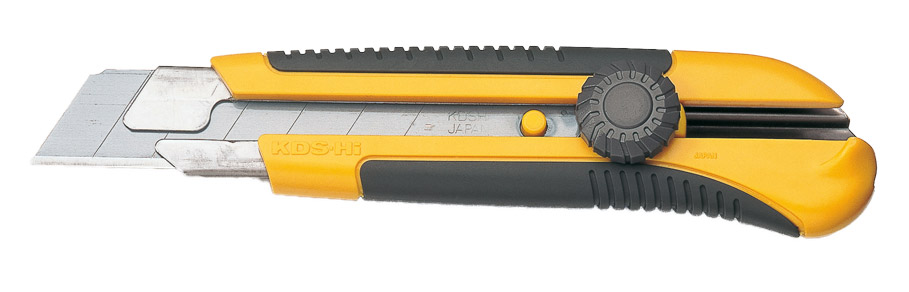 Profi-Cuttermesser mit Fixier-Rändelschraube, Klingenbreite 25mm