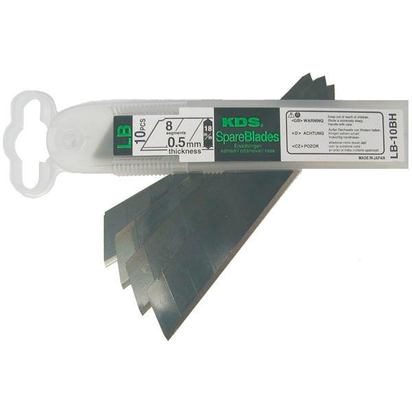10 Ersatzklingen für Cuttermesser mit 25mm Klingenbreite