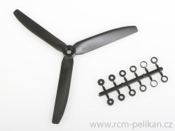 GWS 3 Blatt Slow Fly Prop HD 8x4" black