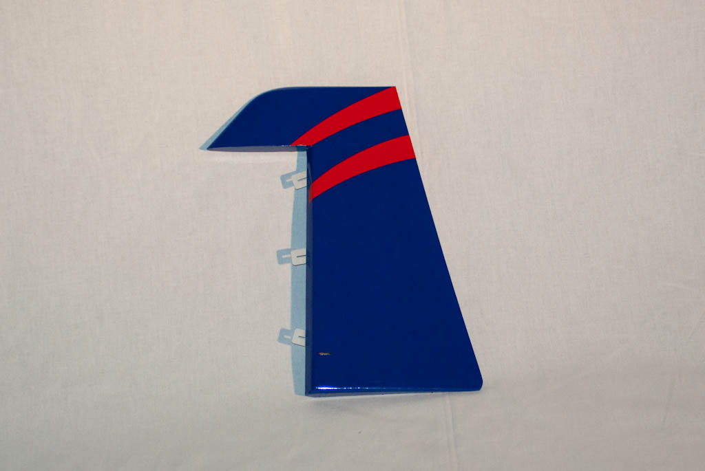 GB-Models MX2 Seitenruder gelb/blau 132cm