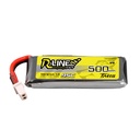 Tattu R-Line 500mAh 3.7V 1S1P 95C Lipo Battery  with  BT2.0 Plug