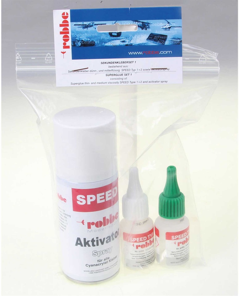 ROBBE SPEED SEKUNDENKLEBER SET
